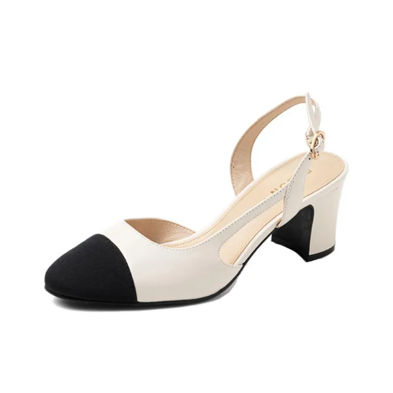 PT'SON Chunky Heel High Heels Women's-0