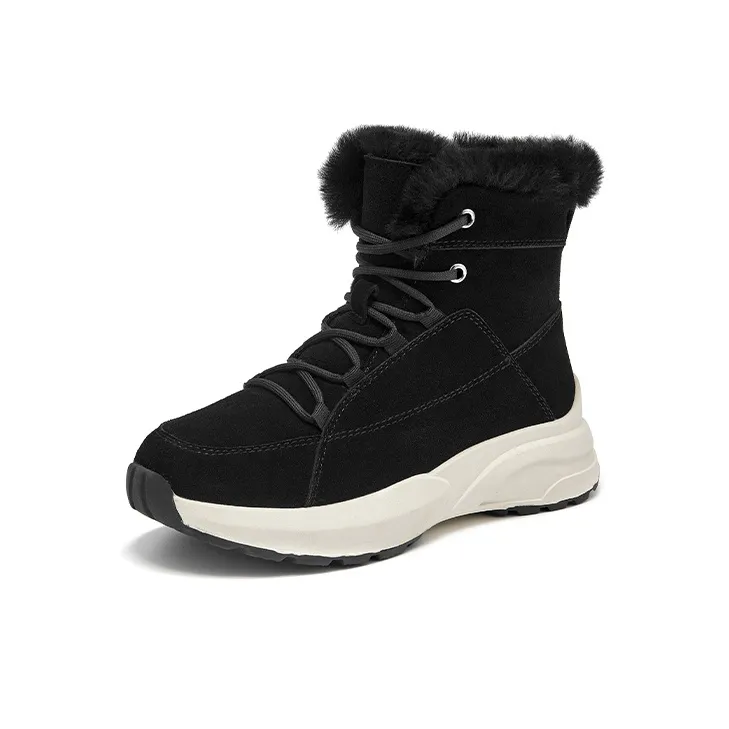 Beau Today Wear-Resistant Short Mid-Calf Snow Boots Women's-1
