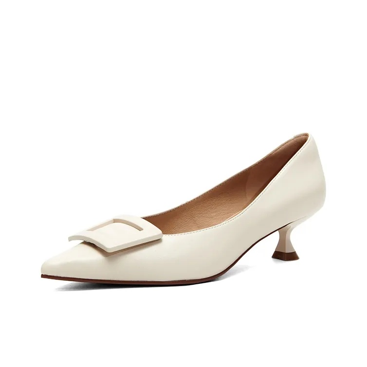 PT'SON Slim Heel High Heels 4.3cm Women's-10