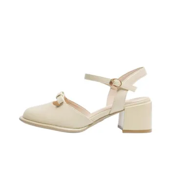 DUSTO High Heels Women's Black/Beige/Apricot/Pine Green