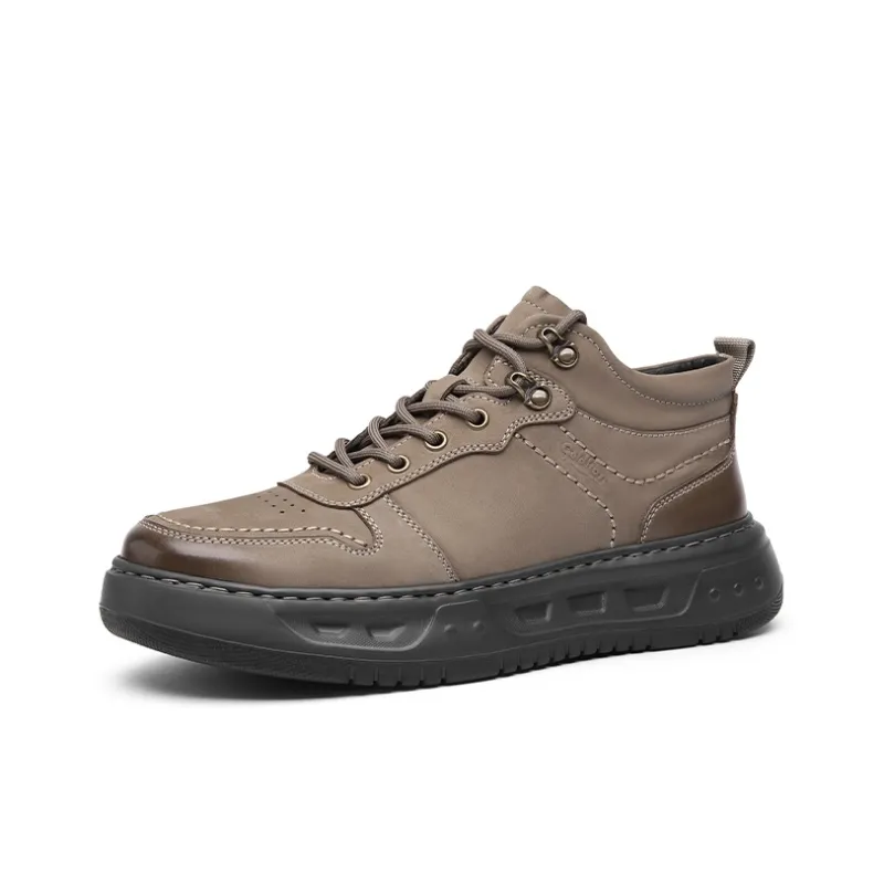 GOLDLION Ankle Boots Men's Brown-1