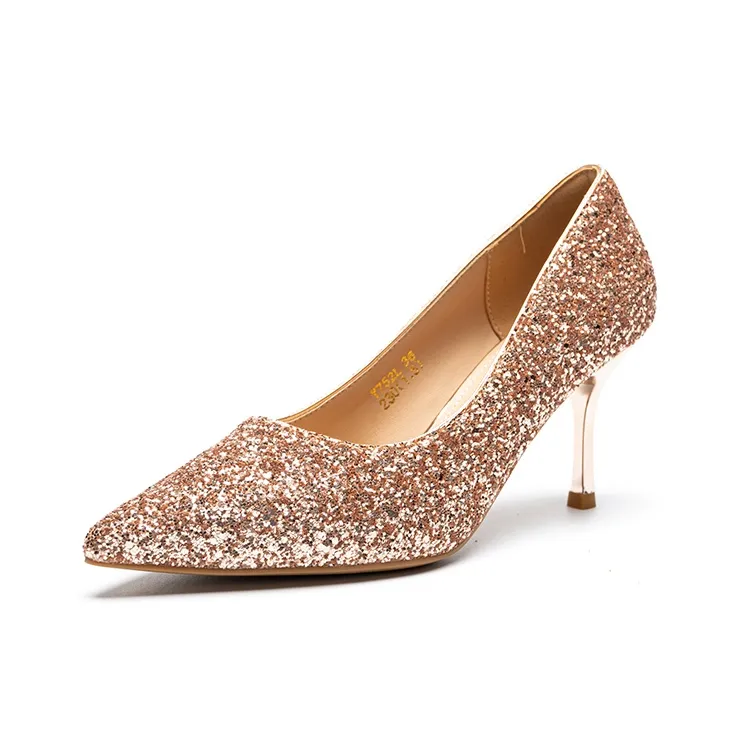 ZHR Meteor Shower Series Slim Heel High Heels 7cm Women's-67