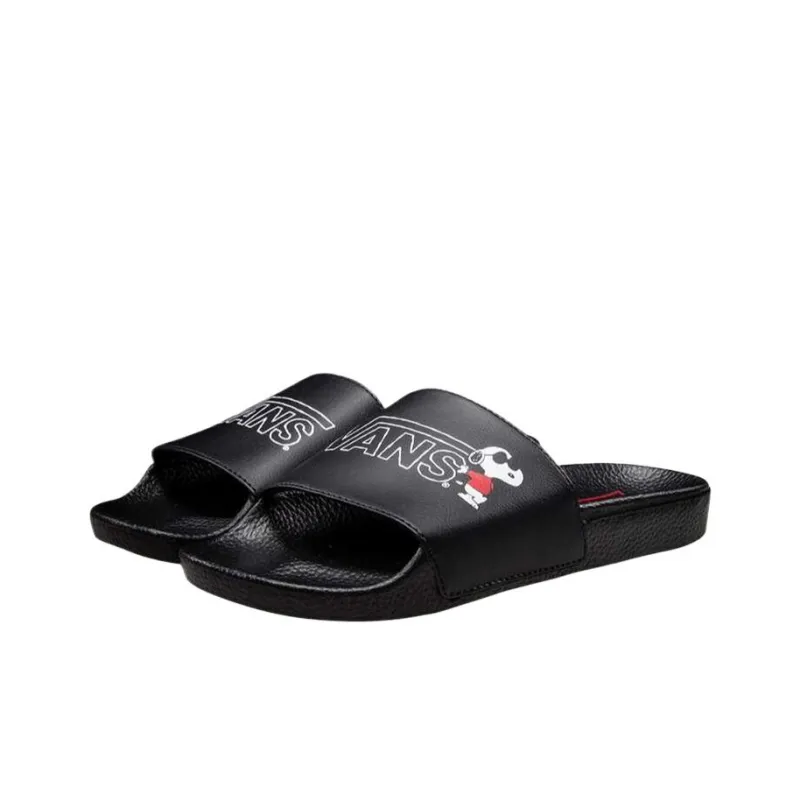 Vans Quick-Drying Slip-Resistant Slide Slippers Men's Black-1
