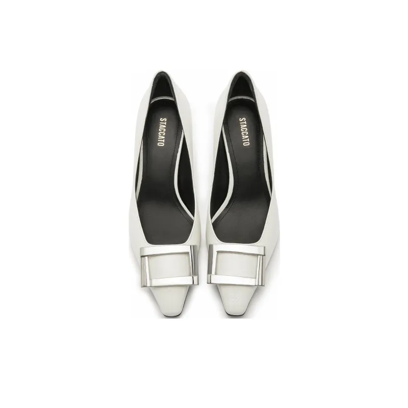 Staccato Midnight Muse Flared Heel High Heels 7cm Women's-3