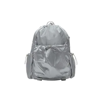 New Balance Nylon Backpack Unisex Silver