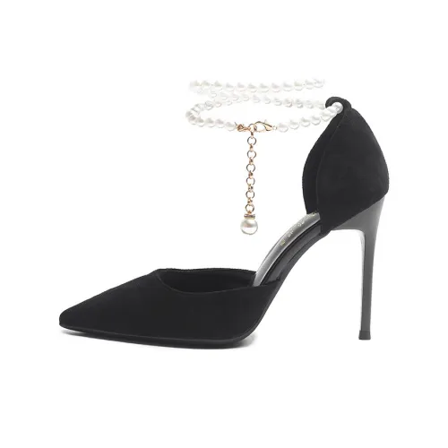 RoseDoris Slim Heel High Heels Women's Black