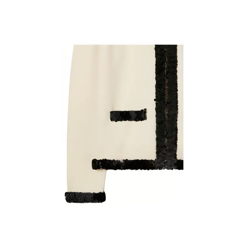 TORY BURCH Sequin Embellished Cardigan-5