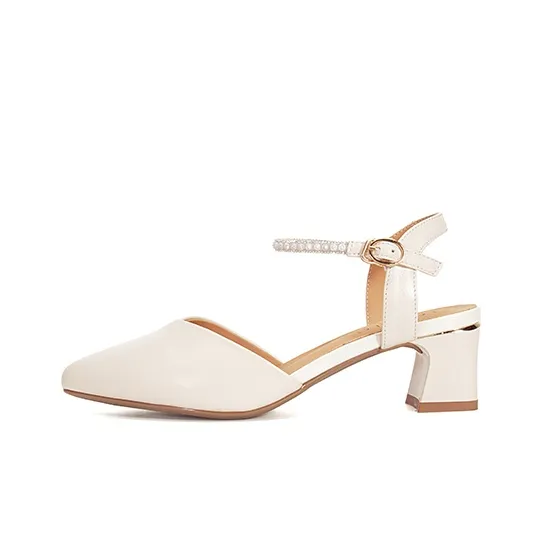 LESELE Chunky Heel High Heels 5.5cm Women's-5
