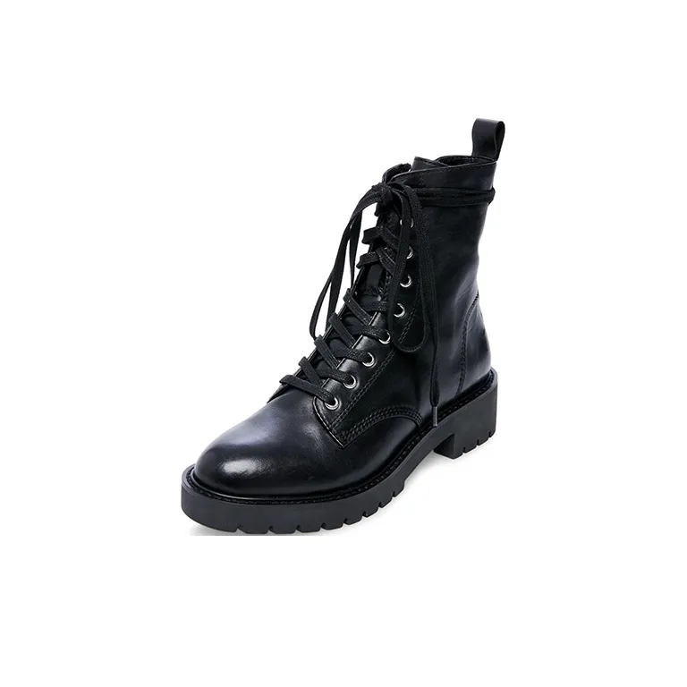 STEVE MADDEN Short Martin Boot Women's Black-1