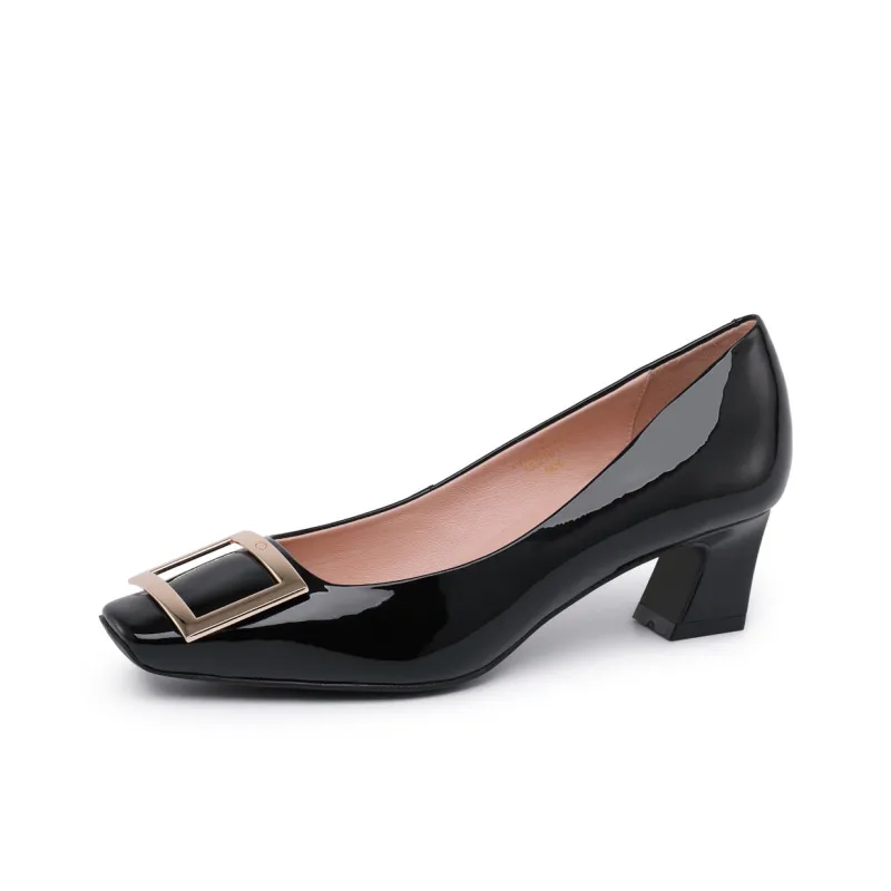 Chrisdien Deny Chunky Heel High Heels 4.5cm Women's-1