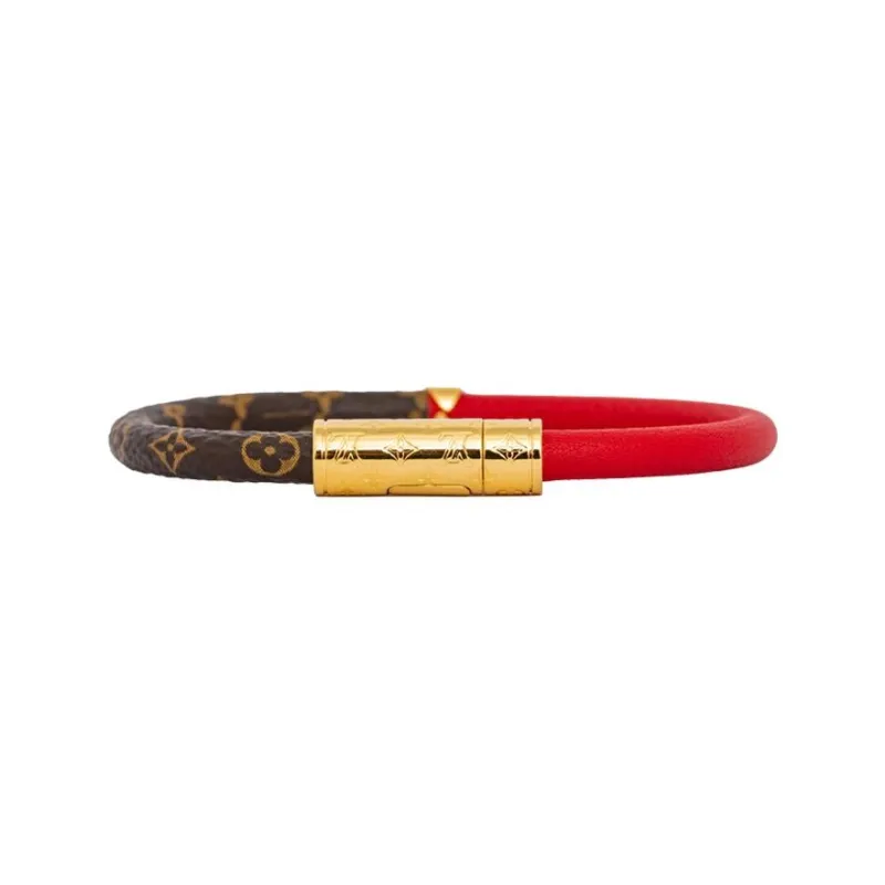 LOUIS VUITTON 2020 Monogram Lv Confidential Costume Bracelet-4