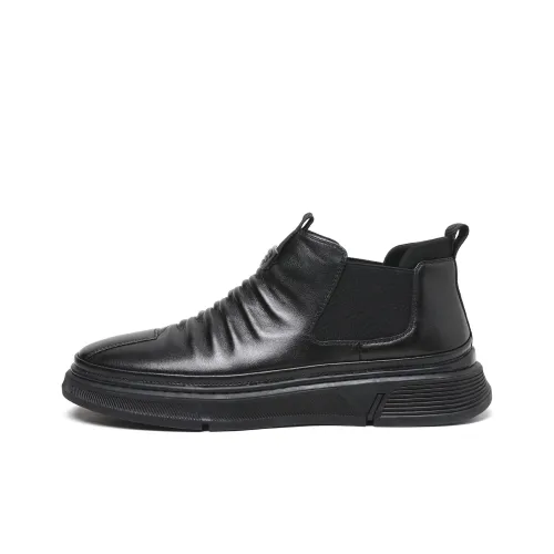 TRUMPPIPE Ankle Boots Men's Black