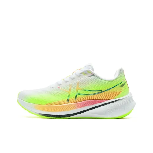XTEP 360X 2.0 LITE Anti Slip Wear Resistant Low Top Carbon Plate Running Shoes Women's White Green
