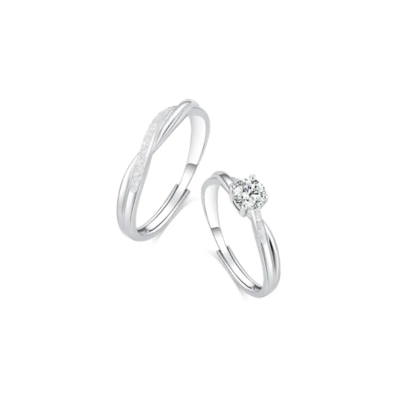 LUCA Sterling Silver Rings Unisex Box # Sweet Love Confession-0