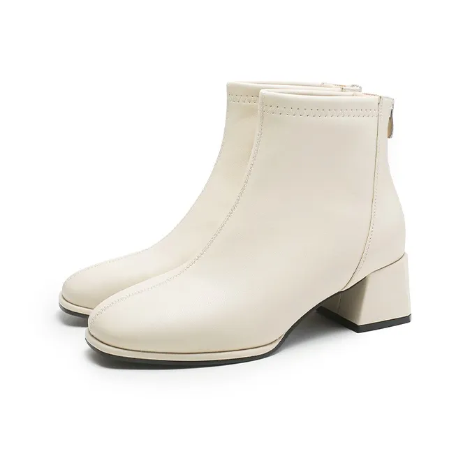 DAPHNE Ankle Boots Women's White-2