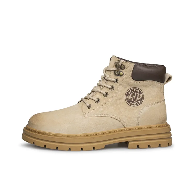 LAORENTOU Martin Boots Unisex Earth Yellow/Sand/Gray/Green-4