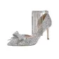 6cm Slim Heel, Silver