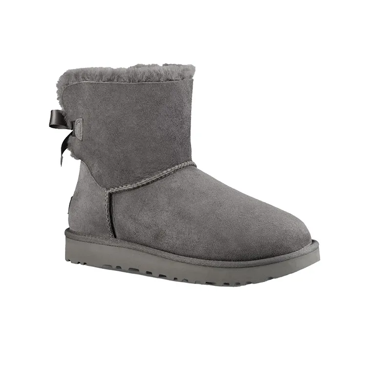 UGG Mini Bailey Bow Ii Boot Grey Women's-2