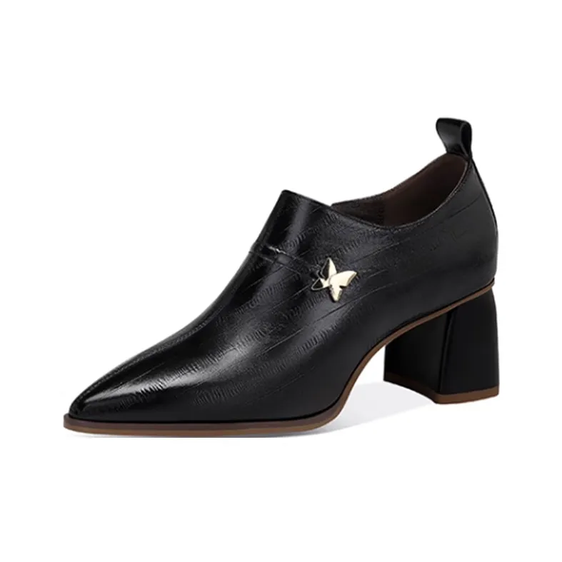JESSICA SOPHIA Chunky Heel High Heels 5.5cm Women's-5