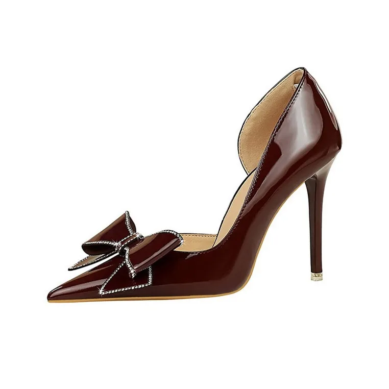 BIGTREE Slim Heel High Heels Women's-5
