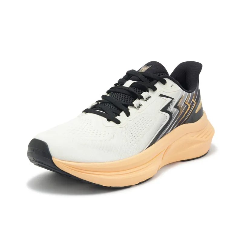 361° Cushioning Anti Slip And Wear Resistant Low Top Casual Running Shoes Unisex White Black-1
