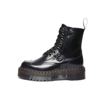 Dr.Martens Jadon Buttero Leather Platform Boots 'Black'