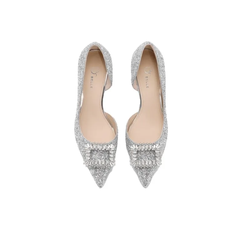 BELLE Chunky Heel High Heels 8CM Women's-9