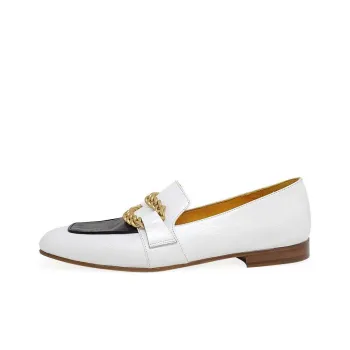 MADISON MAISON Loafers Women's White Black