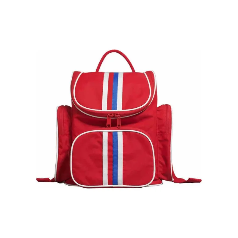 HELIUYUZHOU Nylon Backpack Large Size Women's Red-0