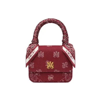 AMIRI Polyester Shoulder Bag Crossbody Bag Handbag Micro Women's Red