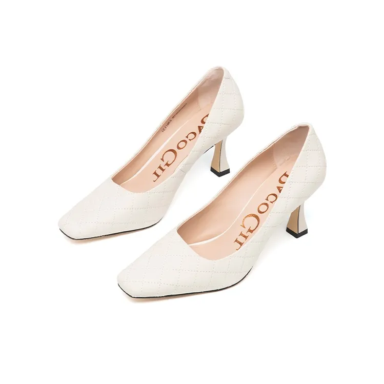 PACO GIL High Heels Women's Ecru-2