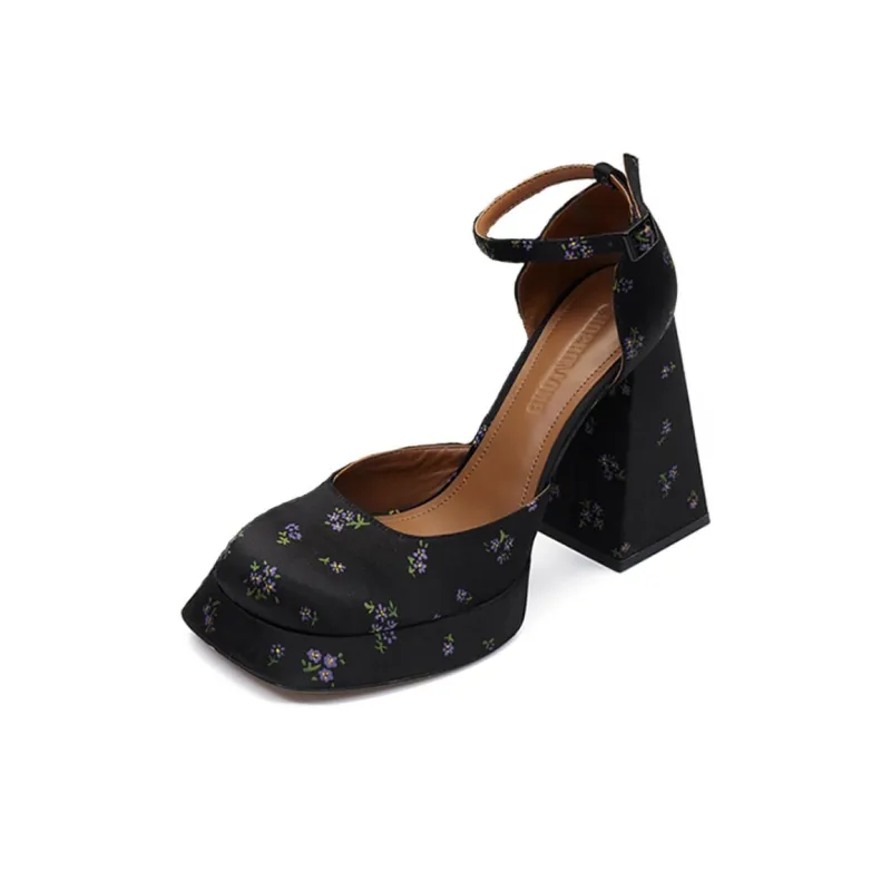 SHUSHUTONG Chunky Heel High Heels Women's-2