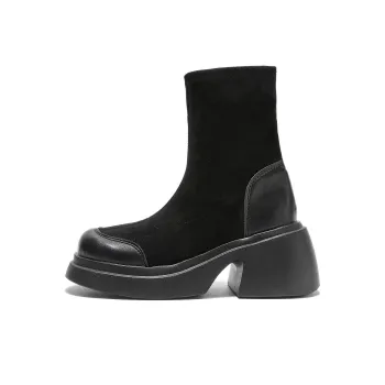 Little Red Man Ankle Boots Women's Black
