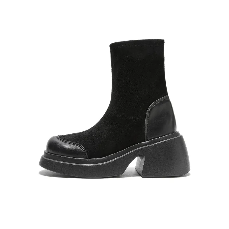 Little Red Man Ankle Boots Women's Black-0