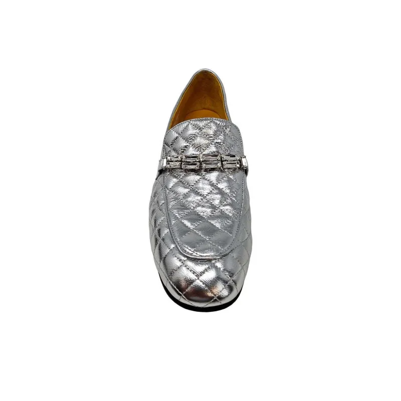 MADISON MAISON Loafers Women's Silver-3