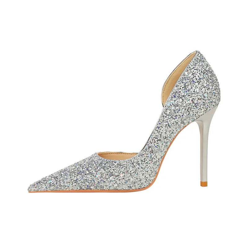 QITUMAUL Slim Heel High Heels 10.5cm Women's-22