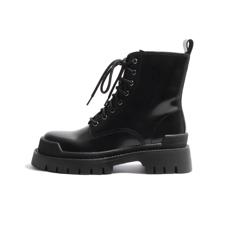 STEVE MADDEN Martin Boots Women's Black-0