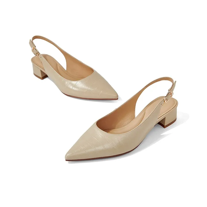 PT'SON Chunky Heel High Heels 3.8cm Women's-13