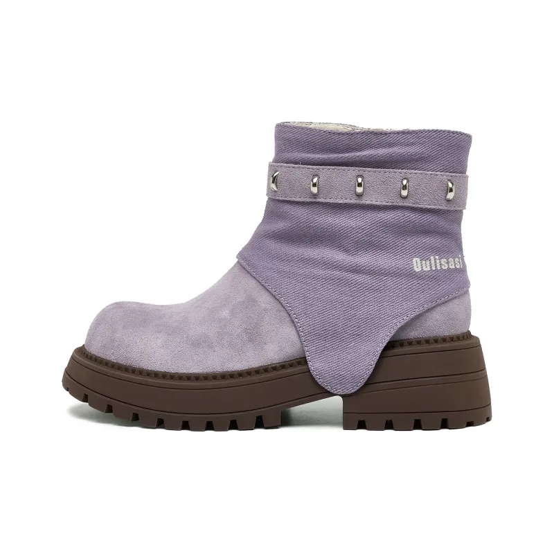 OULISASI Ankle Boots Women's-10