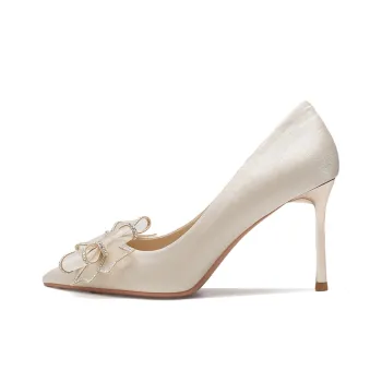 Ainer cat Slim Heel High Heels 8cm Women's