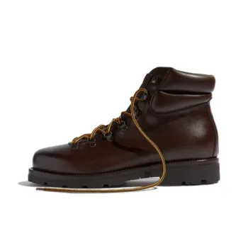 SCAROSSO Edmund Almond Toe Lace Up Boots