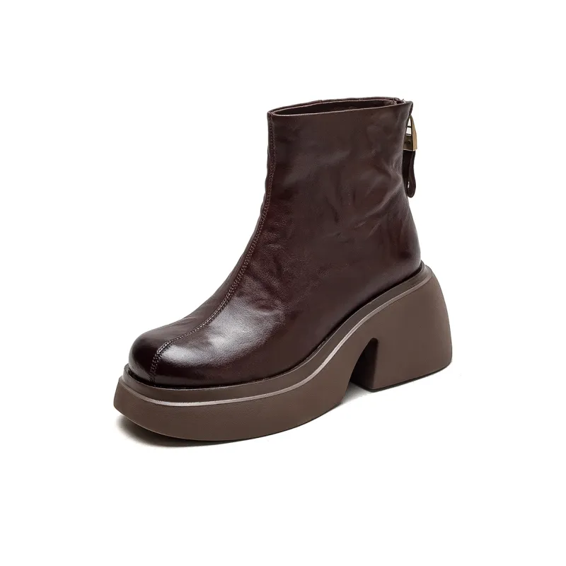 Jay Ankle Boots Women's Brown/Black-1