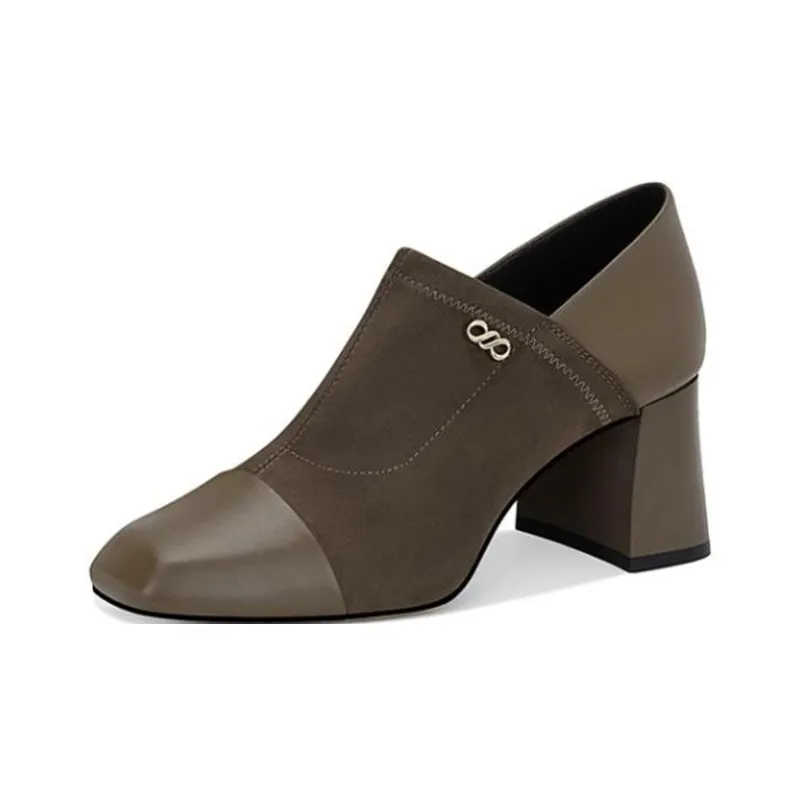 JESSICA SOPHIA Chunky Heel High Heels 6.5cm Women's-0