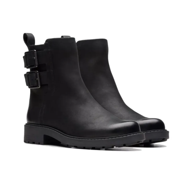 Clarks Ankle Boots Women's Black-2