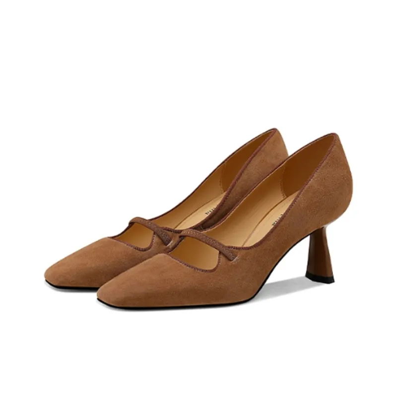 JESSICA SOPHIA Spool Heel High Heels 7cm Women's-1