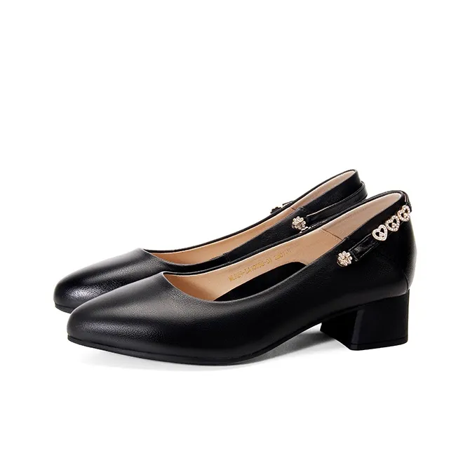 LESELE High Heels Women's Black/Beige-2