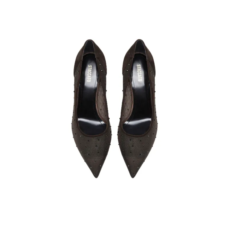 Staccato Slim Heel High Heels 6.5cm Women's-6
