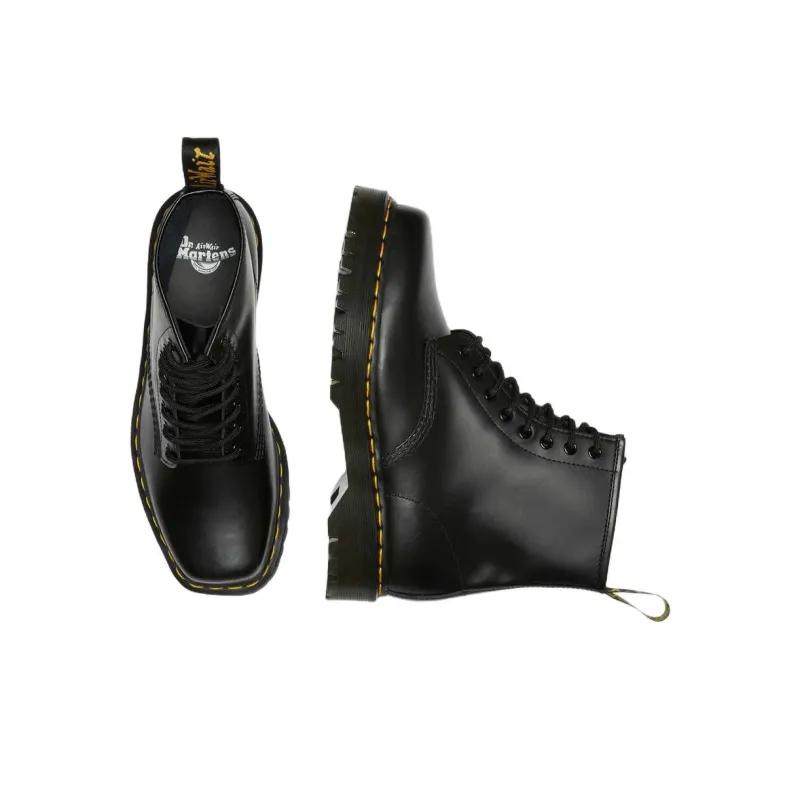 Dr.Martens 1460 Bex Squared Toe Leather Lace Up Boots 'Black'-3