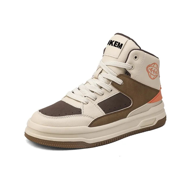 JKEM Slip-Resistant Cushioning Abrasion-Resistant High-Top Skateboard Shoes Men's-11