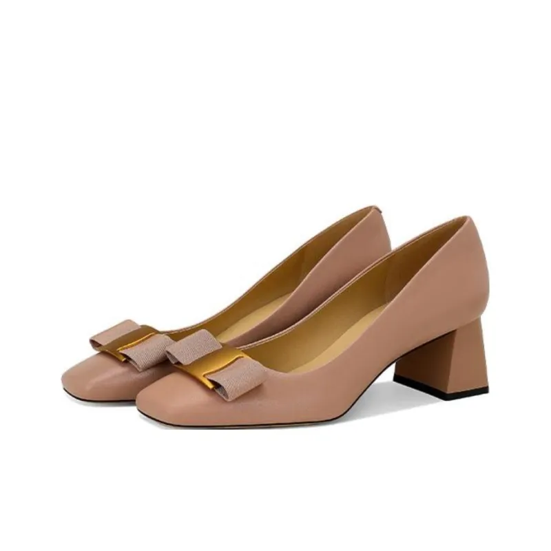 JESSICA SOPHIA Chunky Heel High Heels 5.5cm Women's-2
